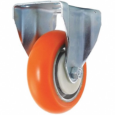GRAINGER CDPG86 Standard Plate Castor Rigid 400 lb.