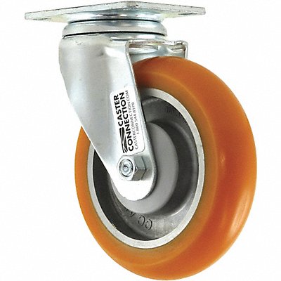 GRAINGER CDPG87 Standard Plate Castor Swivel 450 lb.