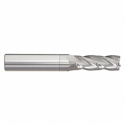 GRAINGER 206001013 Square End Mill Single End Carbide 3/64