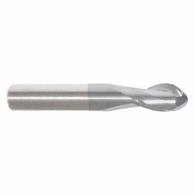 GRAINGER 219001062 Ball End Mill Single End 3/16 Carbide