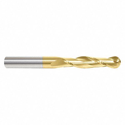 GRAINGER 224001002 Ball End Mill Single End 1/8 Carbide