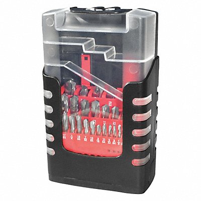GRAINGER 460000029 Screw Machine Drill Set 29pc Carbide