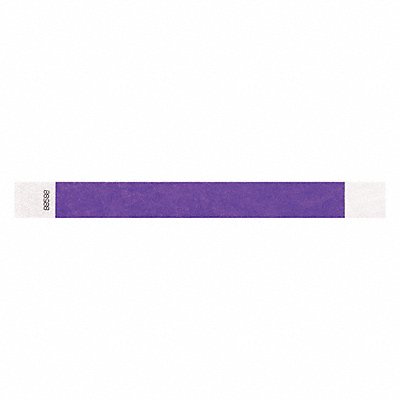 IDENTIPLUS T208 ID Wristband Adhesive Purple 1in W PK500