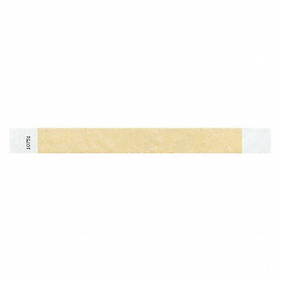 IDENTIPLUS T211 ID Wristband Adhesive Gold 1 in W PK500