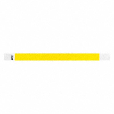 IDENTIPLUS T334 ID Wristband Adhesive Yellow PK500