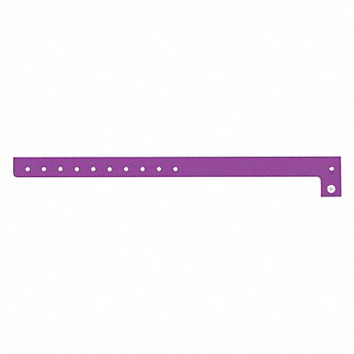 IDENTIPLUS P108 ID Wristband Purple 5/8 in W PK500