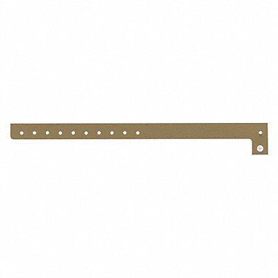 IDENTIPLUS P111 ID Wristband Plastic L-Shaped Gold PK500