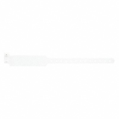 IDENTIPLUS P5M09 ID Wristband Plastic Wide White PK500