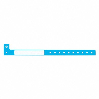 IDENTIPLUS P7M05 ID Wristband Plastic L-Shaped Blue PK500
