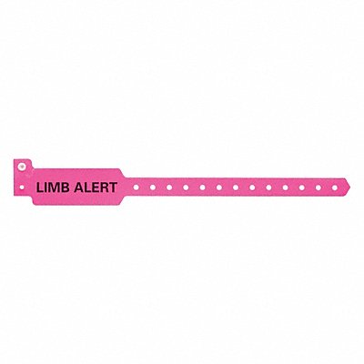 IDENTIPLUS P3DM20407 ID Wristband 10-1/4in L Limb Alert PK500