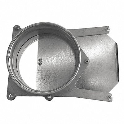 NORDFAB 8010002229 Manual Blastgate 8 Dia 22 Ga. SS