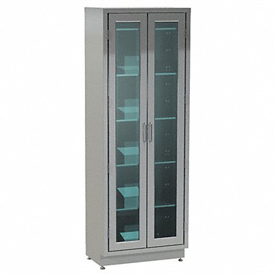 LAKESIDE 3018 SpplyCab SlvrStainless Steel 18 x84 x30