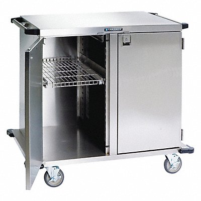 LAKESIDE 6950 Case Cart Silver Cabinet Overall 39 H
