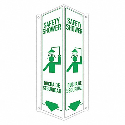 LYLE LCVB0049RA4x18 Safety Sign 18 in x 8 in x 3 in Aluminum