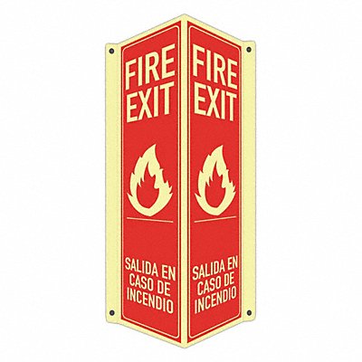 LYLE LCVB0042GA4x18 Safety Sign 18 in x 8 in x 3 in Aluminum