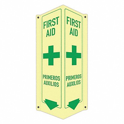 LYLE LCVB0047GA4x18 Safety Sign 18 in x 8 in x 3 in Aluminum