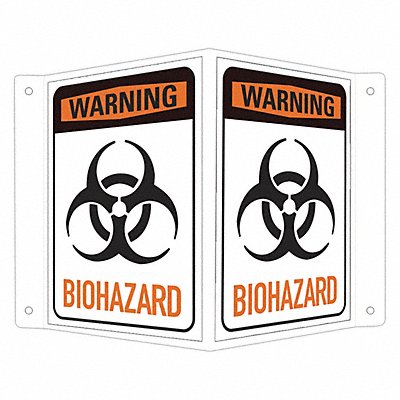 LYLE LCVB0001NA4x6 Safety Sign 6 in x 7 1/2 in Aluminum