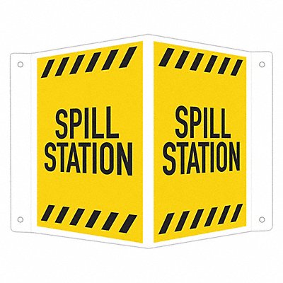 LYLE LCVB0032RA4x6 Safety Sign 6 in x 7 1/2 in Aluminum