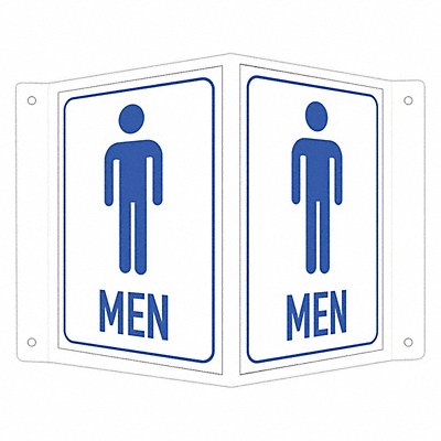 LYLE LCVB0036RA4x6 Facility Sign 6 in x 7 1/2 in Aluminum