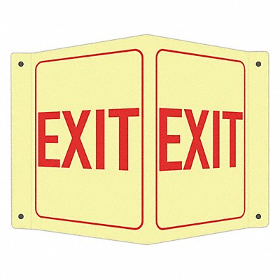 LYLE LCVB0002GA4x6 Safety Sign 6 in x 7 1/2 in Aluminum