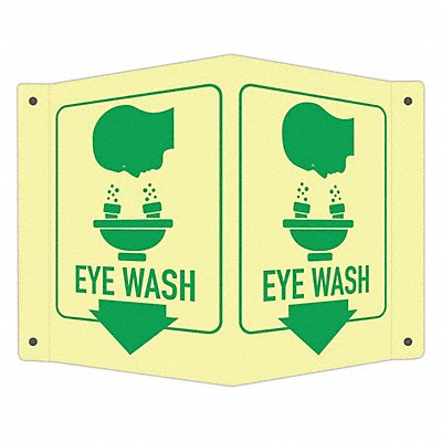 LYLE LCVB0017GA4x6 Safety Sign 6 in x 7 1/2 in Aluminum