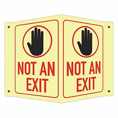 LYLE LCVB0024GA4x6 Safety Sign 6 in x 7 1/2 in Aluminum