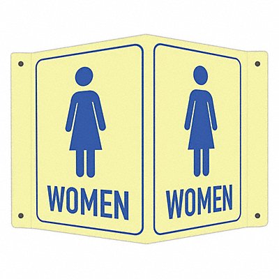 LYLE LCVB0038GA4x6 Safety Sign 6 in x 7 1/2 in Aluminum
