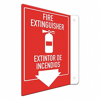 LYLE LCFL0023RA8x12 Safety Sign 12 in x 8 in Aluminum
