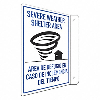 LYLE LCFL0037NA8x12 Safety Sign 12 in x 8 in Aluminum