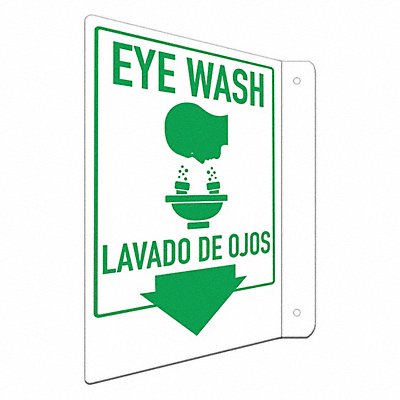 LYLE LCFL0007RA8x12 Safety Sign 12 in x 8 in Aluminum