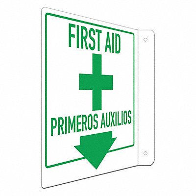 LYLE LCFL0036NA8x12 Safety Sign 12 in x 8 in Aluminum