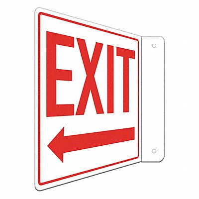 LYLE LCFL0019RA8x8 Safety Sign 8 in x 8 in Aluminum