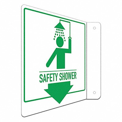 LYLE LCFL0028RA8x8 Safety Sign 8 in x 8 in Aluminum