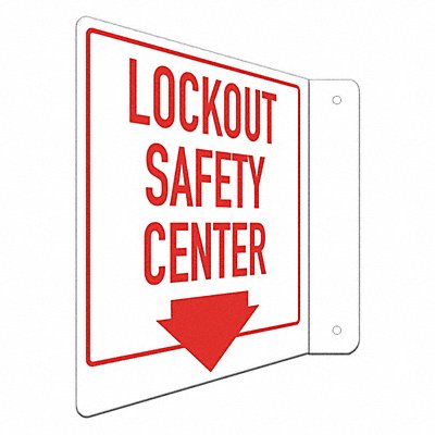 LYLE LCFL0031RA8x8 Safety Sign 8 in x 8 in Aluminum