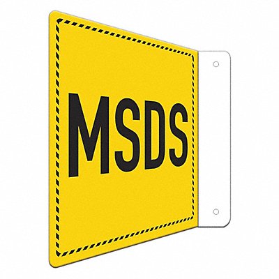 LYLE LCFL0034RA8x8 Safety Sign 8 in x 8 in Aluminum