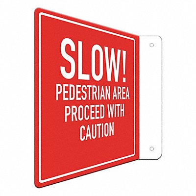 LYLE LCFL0039RA8x8 Safety Sign 8 in x 8 in Aluminum