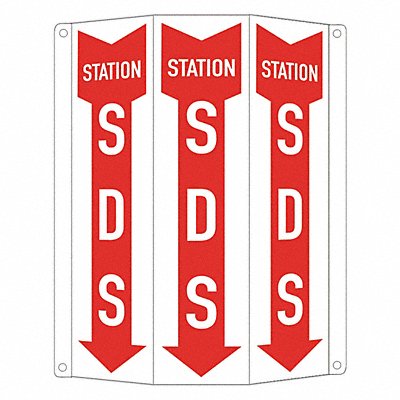 LYLE LCTB0016NA267x12 Safety Sign 10in x 8.25in Aluminum