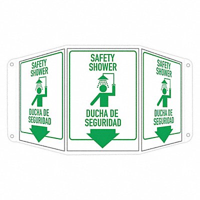 LYLE LCTB0011NA7x10 Safety Sign 10 in x 17 1/2 in Aluminum