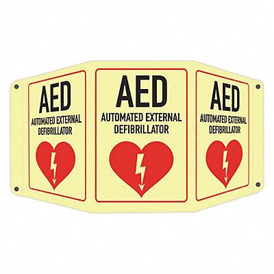 LYLE LCTB0012GA7x10 Safety Sign 10 in x 17 1/2 in Aluminum