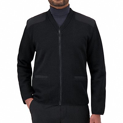 COBMEX 2020TALL V-Neck Military Sweater Black L