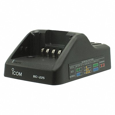 ICOM BC225 Charger 3 to 4 hr Charge 110VAC