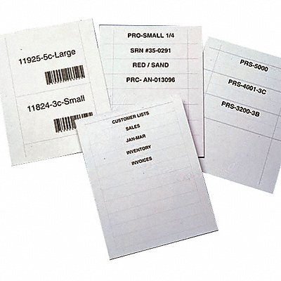 AIGNER INDEX KS67 Laser Insert Sheets White