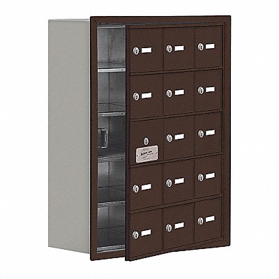 SALSBURY INDUSTRIES 1915815ZRK Locker 5x3Lockers Bronze 30 x23 x9