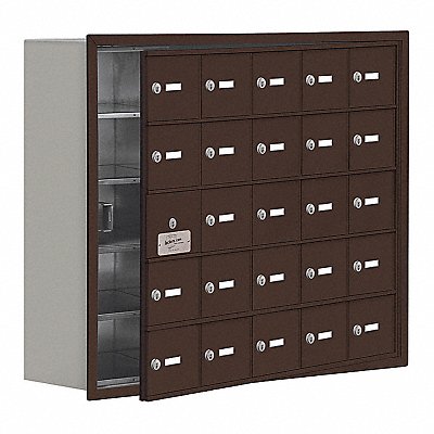 SALSBURY INDUSTRIES 1915825ZRK Locker 5x5Lockers Bronze 30 x36 x9
