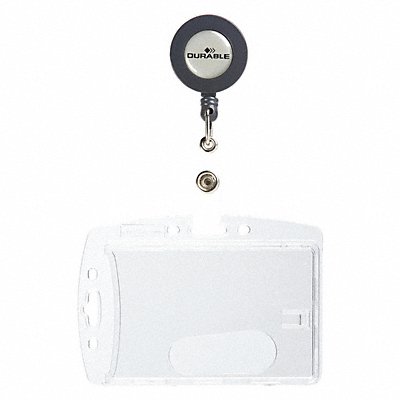 DURABLE 801219 ID Badge Holder Shell Style PK10