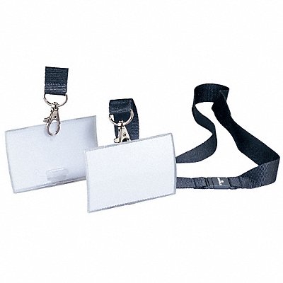 DURABLE 821719 Badge Holder with Lanyard Clear PK10