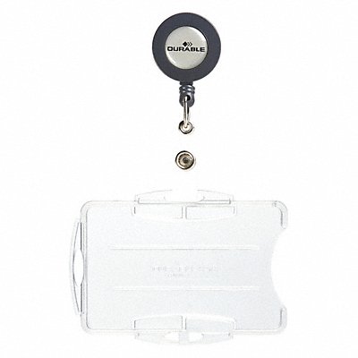 DURABLE 821919 ID Badge Holder 2-3/4 L Dual PK10