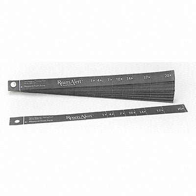 STANLEY HEALTHCARE 804A1501 Resident Wristbands Sizing Tool Gy PK100