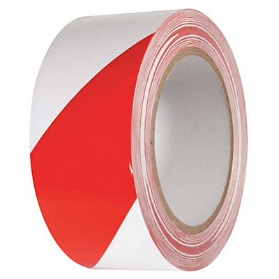 INCOM MANUFACTURING VHT211 Floor Tape Red/White 2 inx54 ft Roll