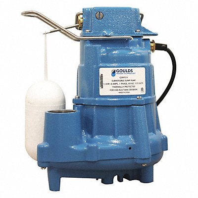 GOULDS WATER TECHNOLOGY GSP0511 HP 1/2 Sump Pump Vertical Float